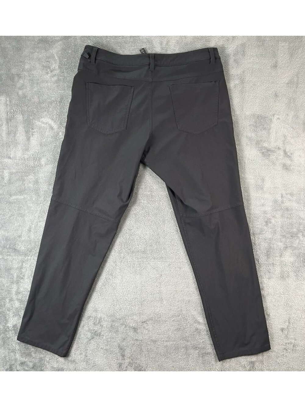 Lululemon ABC Pants Men's 34 Black Classic 5 Pockets Chino Golf - Picture 2 of 10